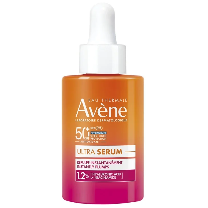 Avene Ultra Serum Siero Viso Rimpolpante con Protezione SPF 50+ 30 ml