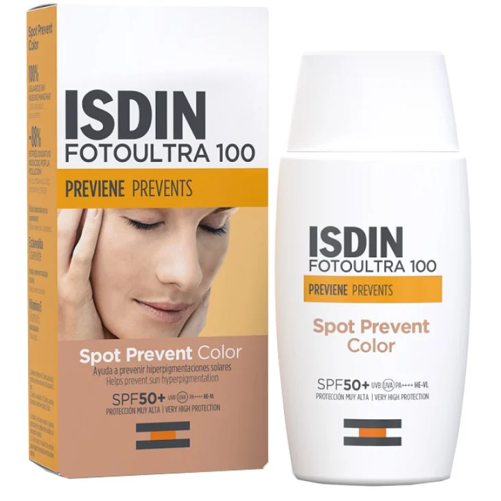 Isdin Fotoultra Spot Prevent Color SPF0+ Crema Solare Viso Colorata 50 ml
