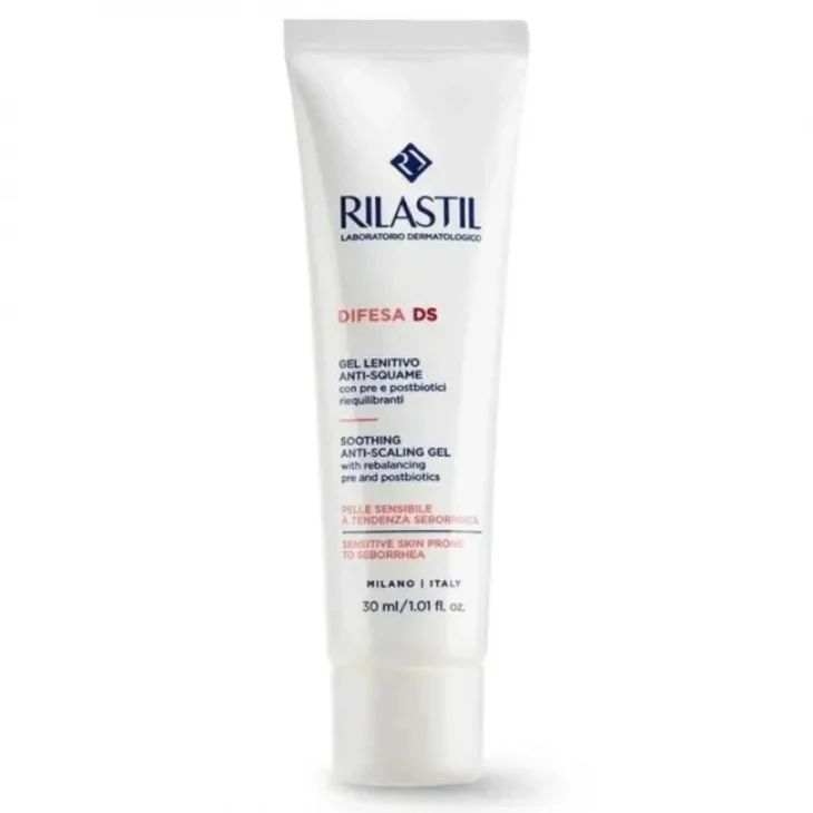 Rilastil Difesa Ds Gel Lenitivo Anti-Squame per Pelle Sensibile a Tendenza Seborroica 30 ml