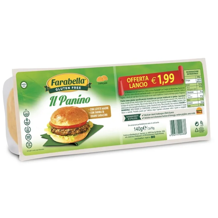 Farabella Il Panino senza Glutine per Celiaci 140 g