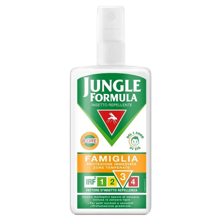 Jungle Formula Family Repellente Antizanzare per tutta la famiglia 100 ml Jungle Formula Family Repellente Antizanzare per tutta la famiglia 100 ml