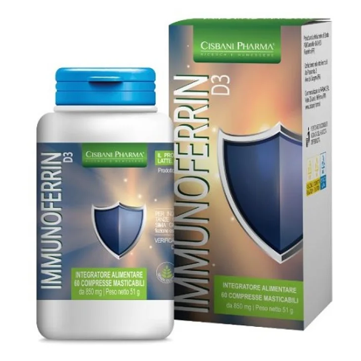 IMMUNOFERRIN D3 60Cpr Orosol. IMMUNOFERRIN D3 60Cpr Orosol.