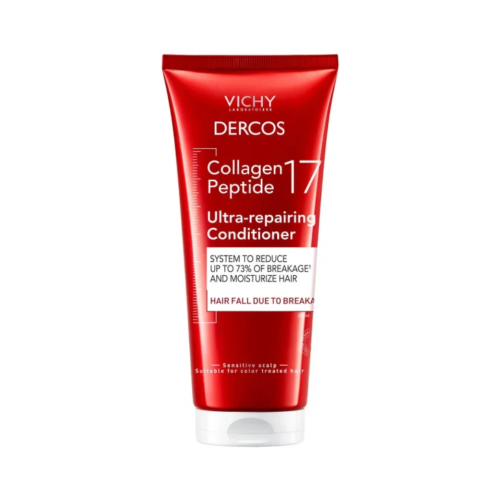 Vichy Dercos Collagen Peptide 17 Balsamo Ultra Riparatore per Tutti i Tipi di Capelli 200 ml
