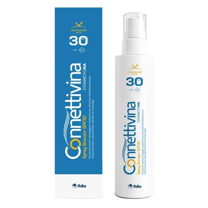 Connettivina Spray Bronze Spf 30+ Emulsione Idratante Abbronzante 180 ml