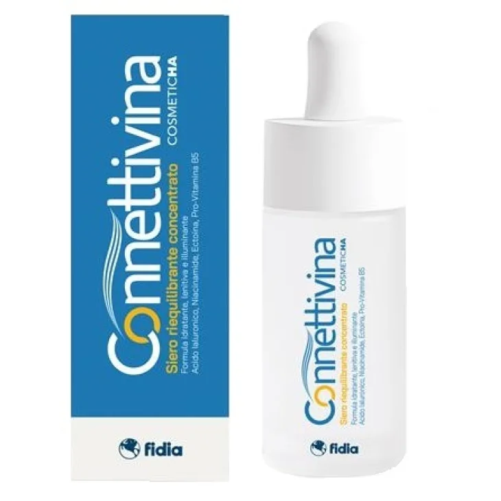 Connettivina Siero Viso Riequilibrante Concentrato con Acido Ialuronico e Niacinamide 30 ml