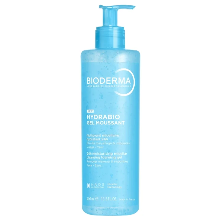 Bioderma Hydrabio Gel Moussant Gel Detergente Micellare Idratante 400 ml