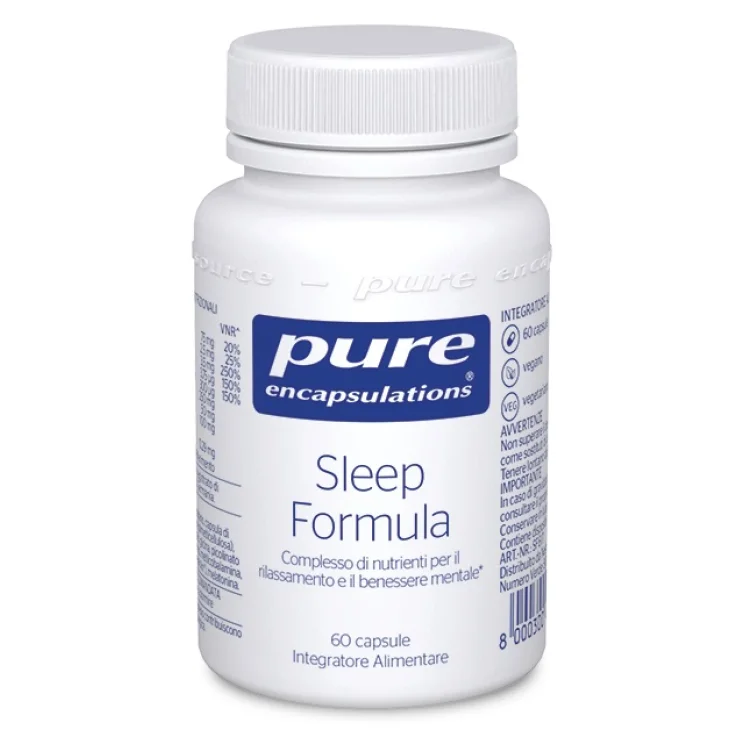 Pure Encapsulations Sleep Formula per Sonno e Rilassamento 60 Capsule Vegetali