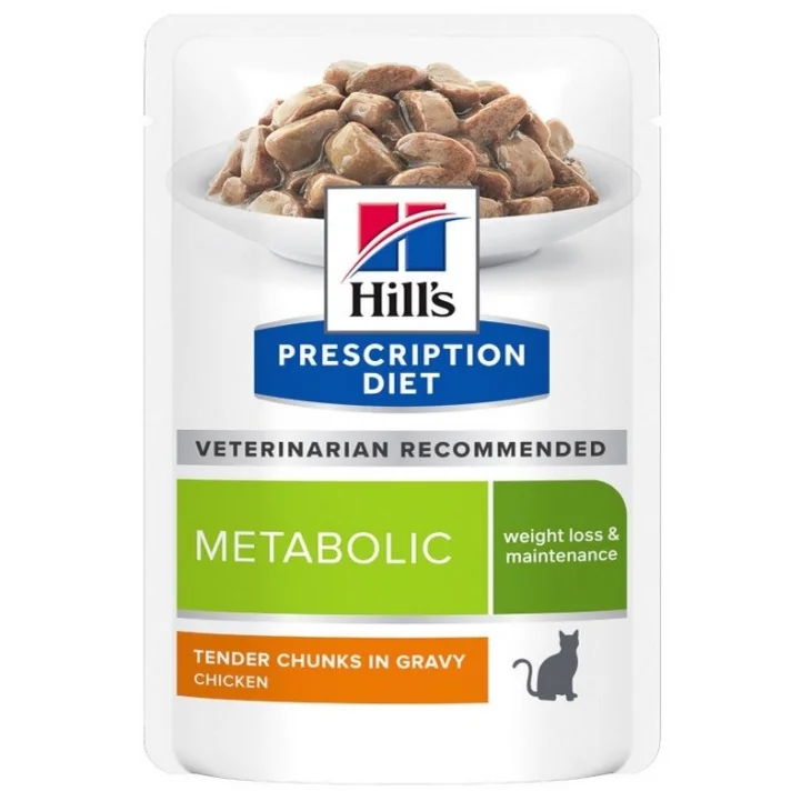 Hill's Prescription Diet Metabolic Alimento Per Gatti Riduzione Peso 85 g
