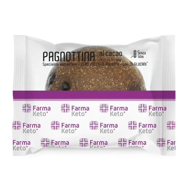 Farmaketo Pagnottina al Cacao Prodotto Chetogenico 50 grammi