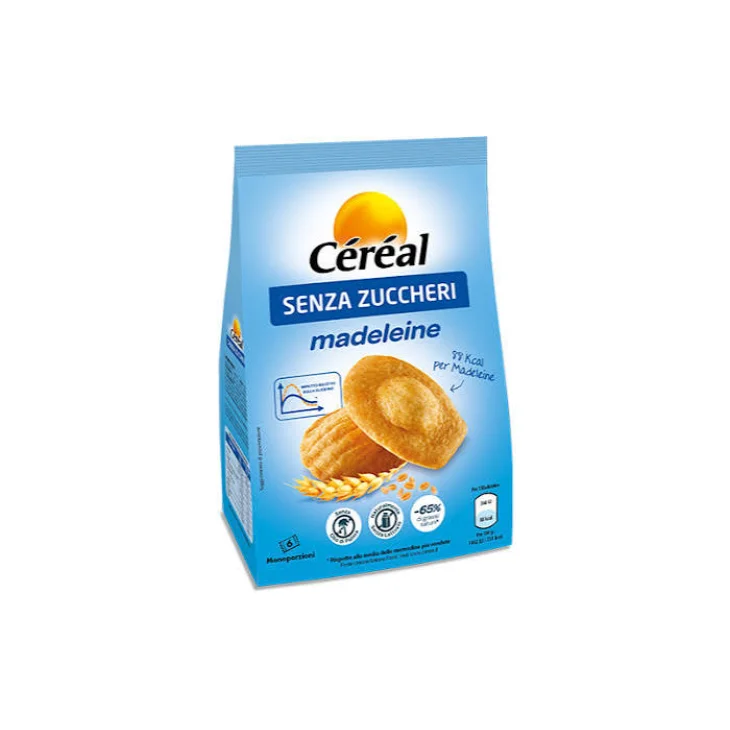 Cereal Madeleine Merende Senza Zuccheri e Lattosio 150 g
