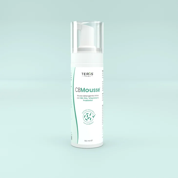 Teris Farma CbMousse Detergente Intimo Idratante E Lenitivo 150 Ml