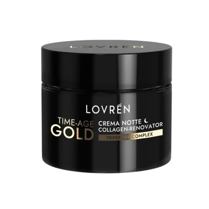 Lovren Time Age Gold Crema Viso Notte Azione Antiet&agrave; e Antirughe 30 ml