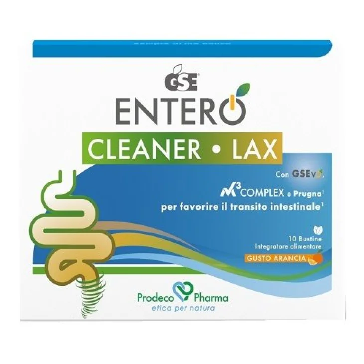 Prodeco Pharma GSE Entero Cleaner Lax Favorisce Regolarità Transito Intestinale 10 Bustine Prodeco Pharma GSE Entero Cleaner Lax Favorisce Regolarità Transito Intestinale 10 Bustine