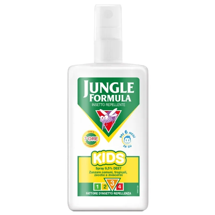Jungle Formula Kids Repellente Antizanzare per Bambini Spray 75ml Jungle Formula Kids Repellente Antizanzare per Bambini Spray 75ml