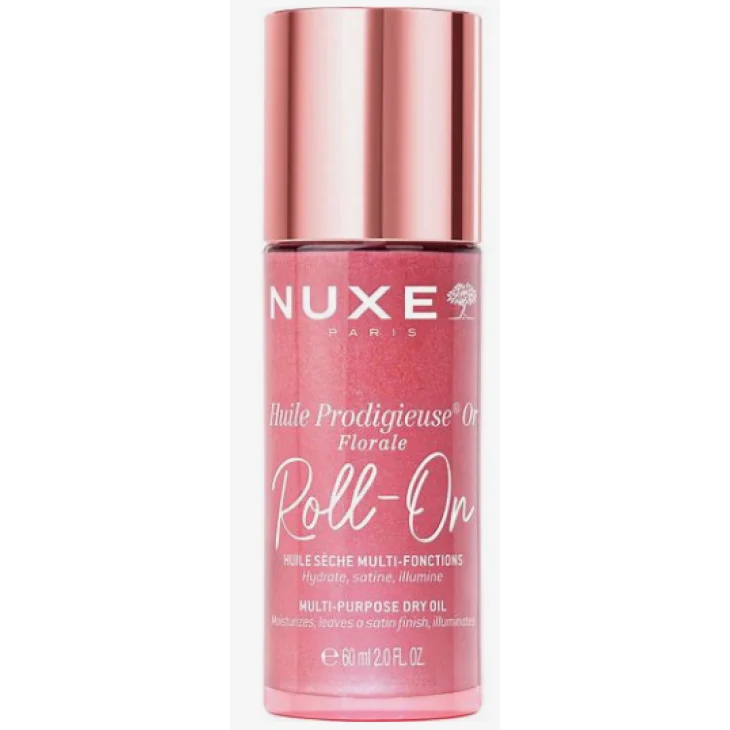 Nuxe Huile Prodigieuse Or Florale Roll-On Olio Secco Multifunzionale Illuminante Viso Corpo Capelli 60 ml