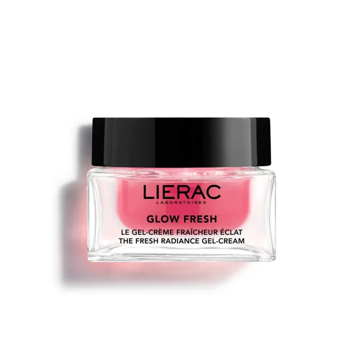 Lierac Glow Fresh Gel Crema Rimpolpante Illuminante Viso per Pelli Normali o Miste 50 ml
