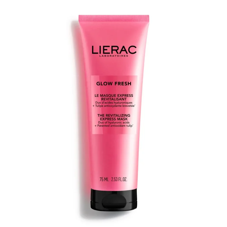 Lierac Glow Fresh Maschera Rivitalizzante Express Rimpolpante Viso 75 ml