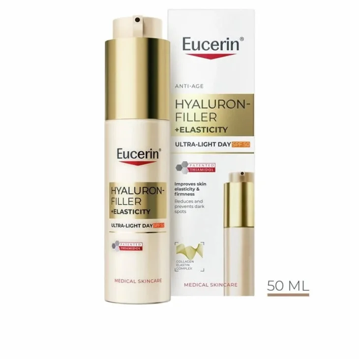 Eucerin Hyaluron Filler + Elasticity Fluido Giorno SPF 50 Idratante Elasticizzante Viso 50 ml Eucerin Hyaluron Filler + Elasticity Fluido Giorno SPF 50 Idratante Elasticizzante Viso 50 ml