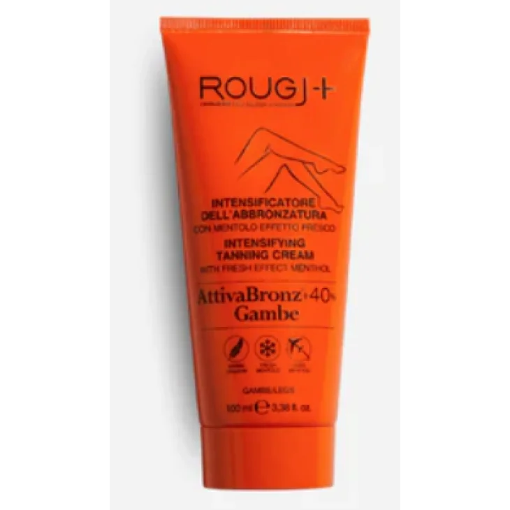 Rougj AttivaBronz +40 Gambe 2 in 1 Intensificatore Abbronzatura e Autoabbronzante Progressivo Effetto Fresco 100 ml