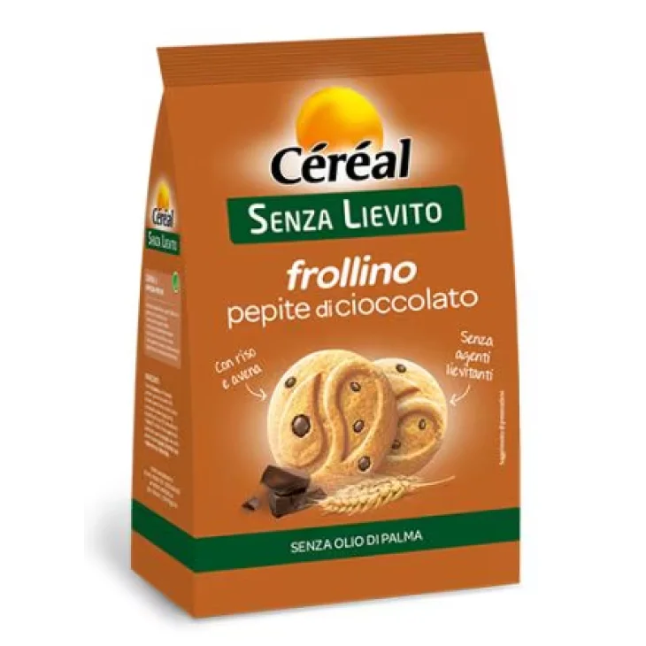 C&Eacute;R&Eacute;AL Frollini con Pepite di Cioccolato Senza Lievito 250 g