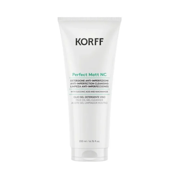 Korff Perfect Matt Olio Gel Detergente Viso Anti-Imperfezioni 200 ml