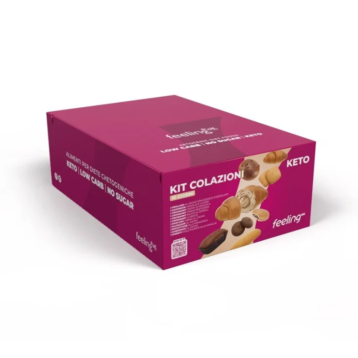 Feeling OK Kit Colazione 10 Giorni Keto Low Carb