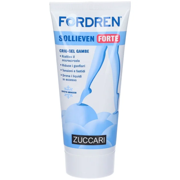 Fordren Sollieven Forte Crio Gel Drenante per Gambe Gonfie 100 ml