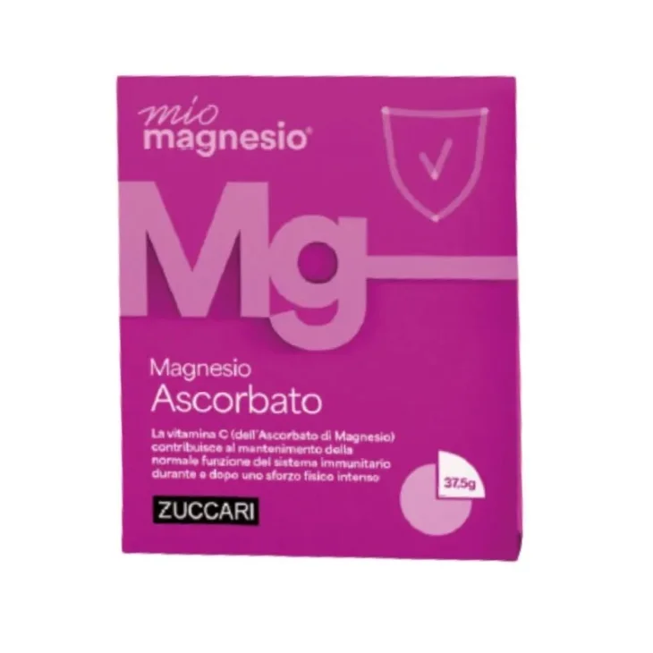 Zuccari MioMagnesio Magnesio Ascorbato Integratore a Supporto delle Difese Immunitarie 37,5 g