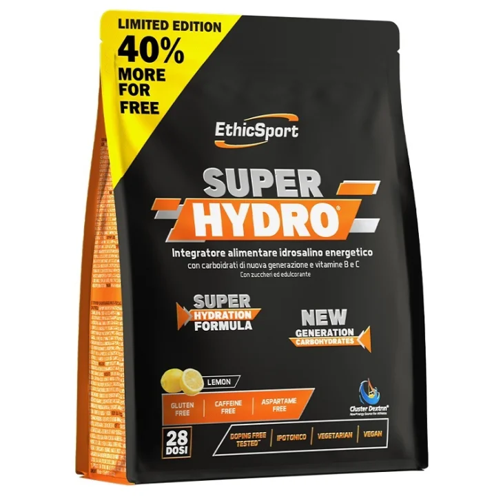 Ethicsport Super Hydro Lemon integratore idratazione e resistenza 700 g Edizione Limitata