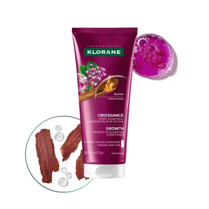 Klorane Chinina Balsamo Acceleratore di Crescita Capelli 200 ml