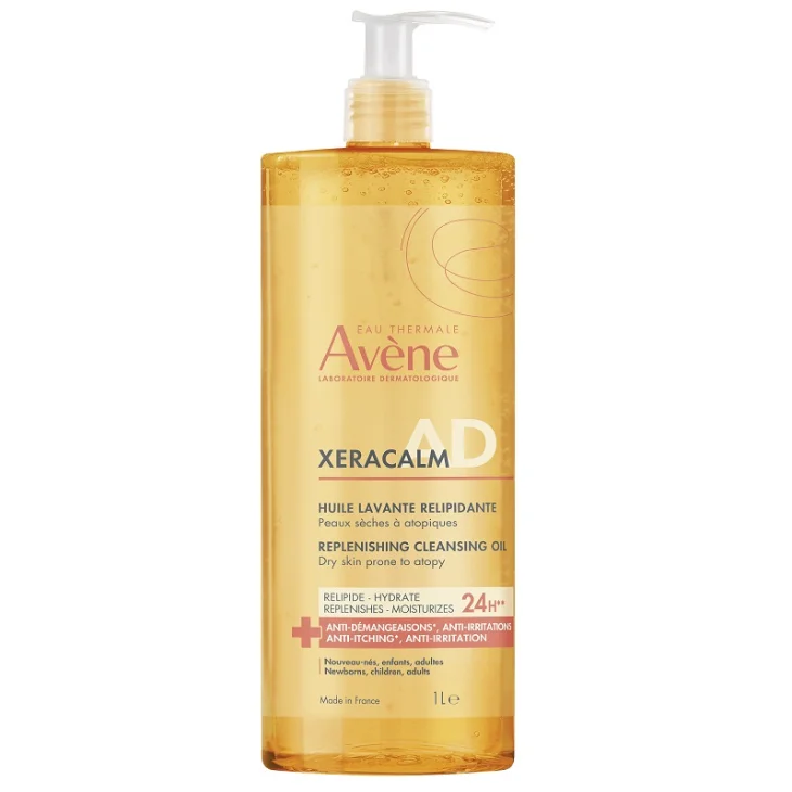 Av&egrave;ne Xeracalm AD Olio Detergente Liporestitutivo per Pelle Secca 1 L