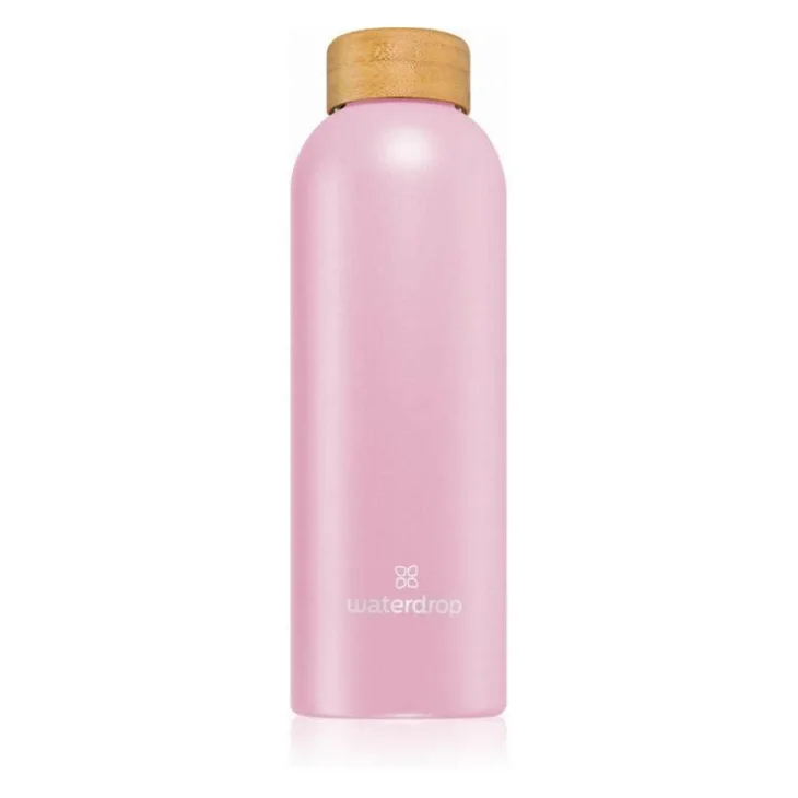Waterdrop Bottiglia Termica in Acciaio da 600ml Colore Rosa Pastello Opaco