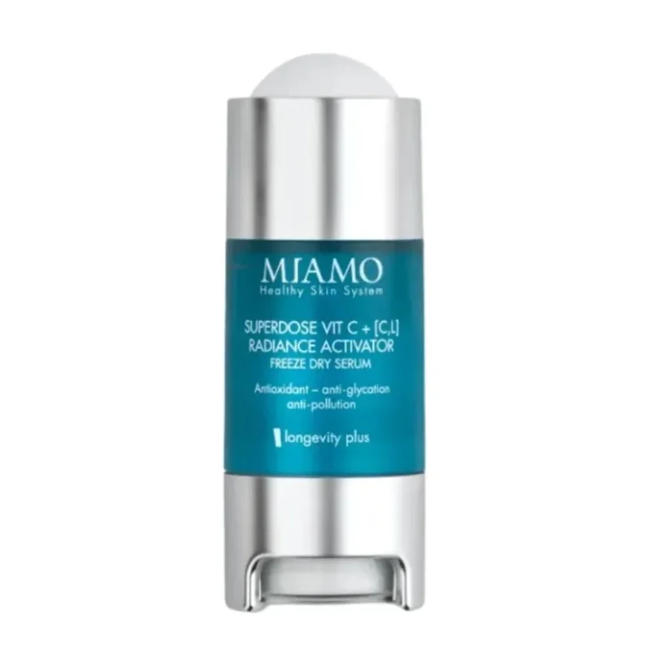 Miamo Longevity Plus Superdose Vit C Siero Viso Antiossidante Anti Inquinamento 5 ml