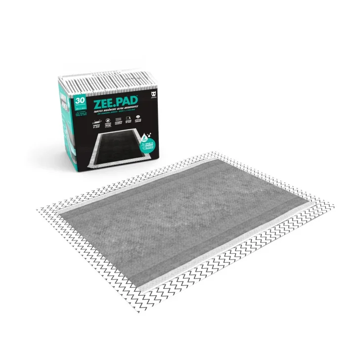 Zee Pad Gey Traversine Assorbenti per Cani Misura 60 x 80 cm 30 pezzi