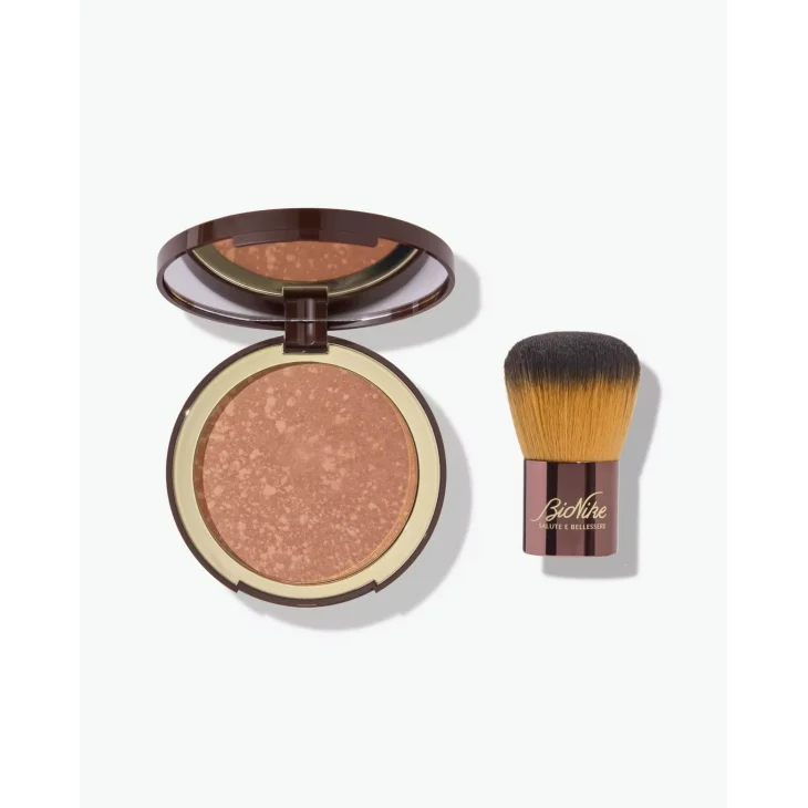 Bionike Defence Color Bronze Kit Viso con Terra Golden Moon 18g + 1 Pennello Kabuki