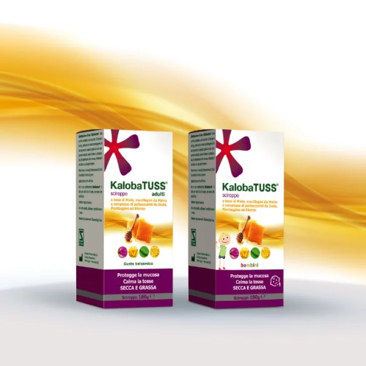 Kalobatuss Adulti Sciroppo per Tosse Secca e Grassa Bipack 2 x 180 g