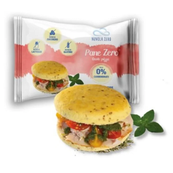 Nuvola Zero Pane Zero Gusto Pizza Prodotto da Forno Senza Glutine Ricco di Fibre e Proteine 47 g