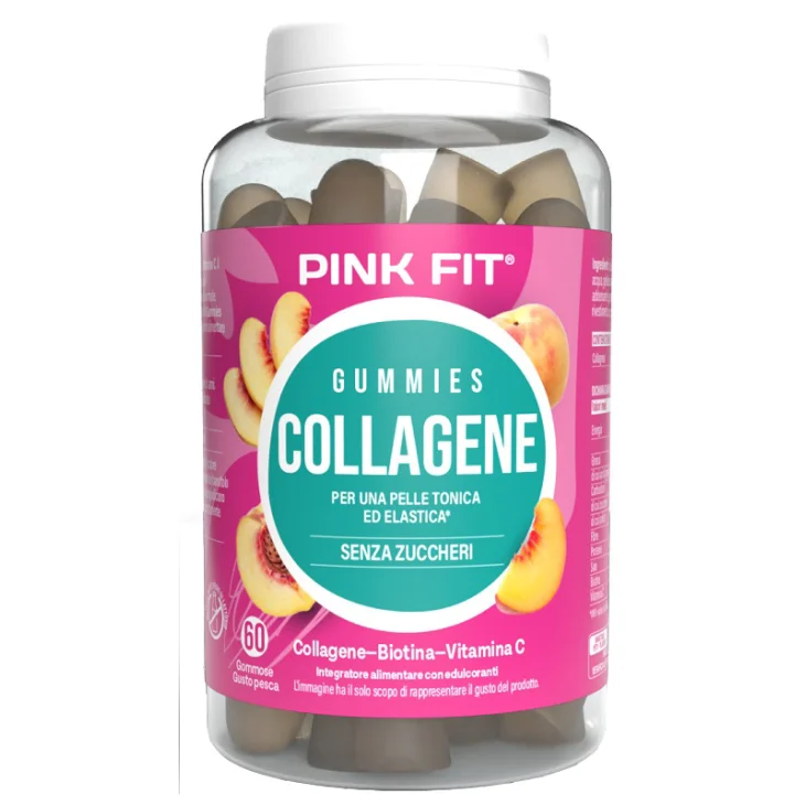ProAction Pink Fit Collagene Integratore per la Pelle 60 Gommose