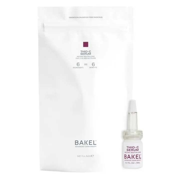 Bakel Thio C Siero Anti-Et&agrave; Antiossidante per Pelle Luminosa 6 flaconcini da 3 ml