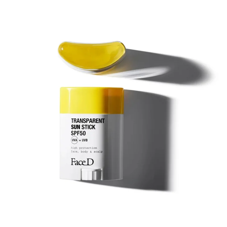 Face D Stick Solare Trasparente SPF50 per Viso e Corpo 20 g Face D Stick Solare Trasparente SPF50 per Viso e Corpo 20 g