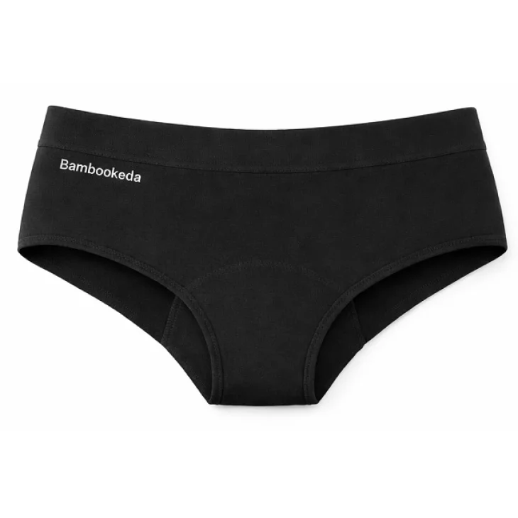 Bambookeda Slip Mestruale in Fibra di Bambù Colore Nero Taglia XL 1 pezzo Bambookeda Slip Mestruale in Fibra di Bambù Colore Nero Taglia XL 1 pezzo
