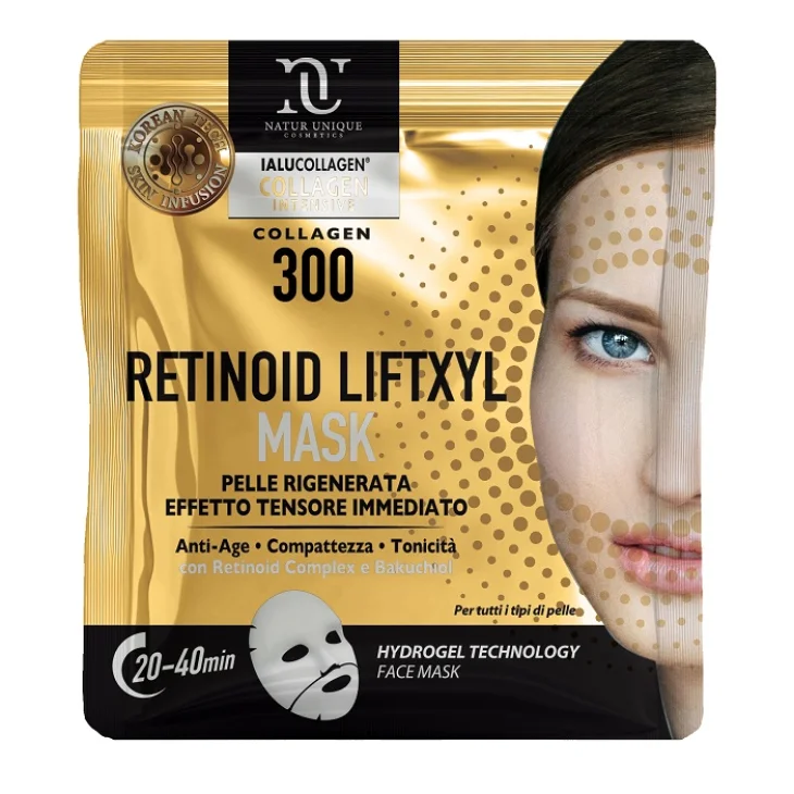 Natur Unique Ialucollagen Collagen Intensive Collagen 300 Retinoid Lift Mask per Pelle Compatta e Rigenerata 43 g Natur Unique Ialucollagen Collagen Intensive Collagen 300 Retinoid Lift Mask per Pelle Compatta e Rigenerata 43 g