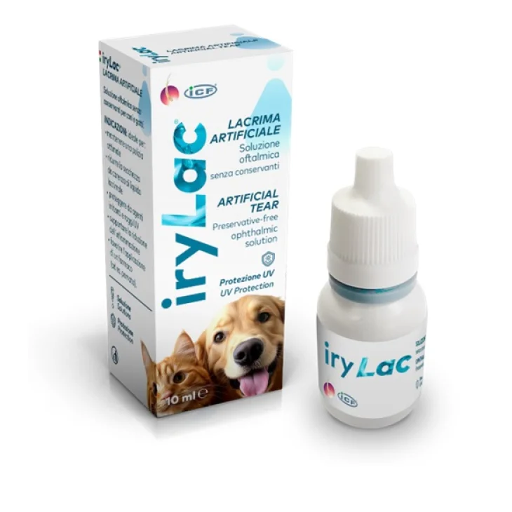 ICF Irylac Lacrima Artificiale Collirio per Cani e Gatti 10ml