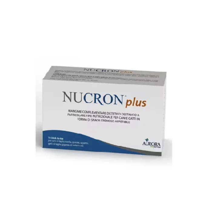 Nucron Plus Integratore per la Stabilizzazione Digestiva di Cani e Gatti 14 Stick da 6 g