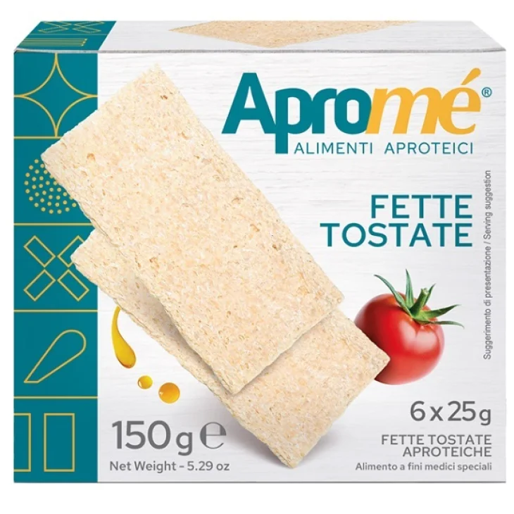 APROM&Egrave; Fette Tostate Aproteiche 6 Porzioni da 25 g