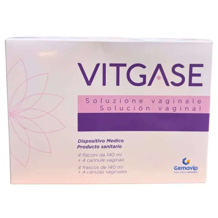 Vitgase Lavanda Vaginale per Vaginosi Batterica 4 Flaconi 140 ml