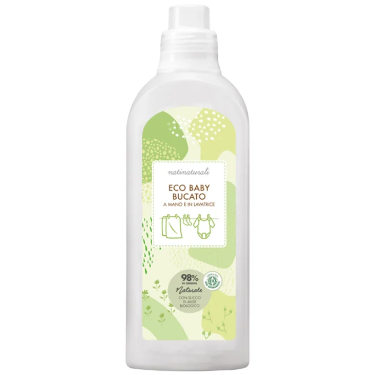 Nati Naturali Eco Baby Detersivo per Bucato a Mano e in Lavatrice 1000 ml