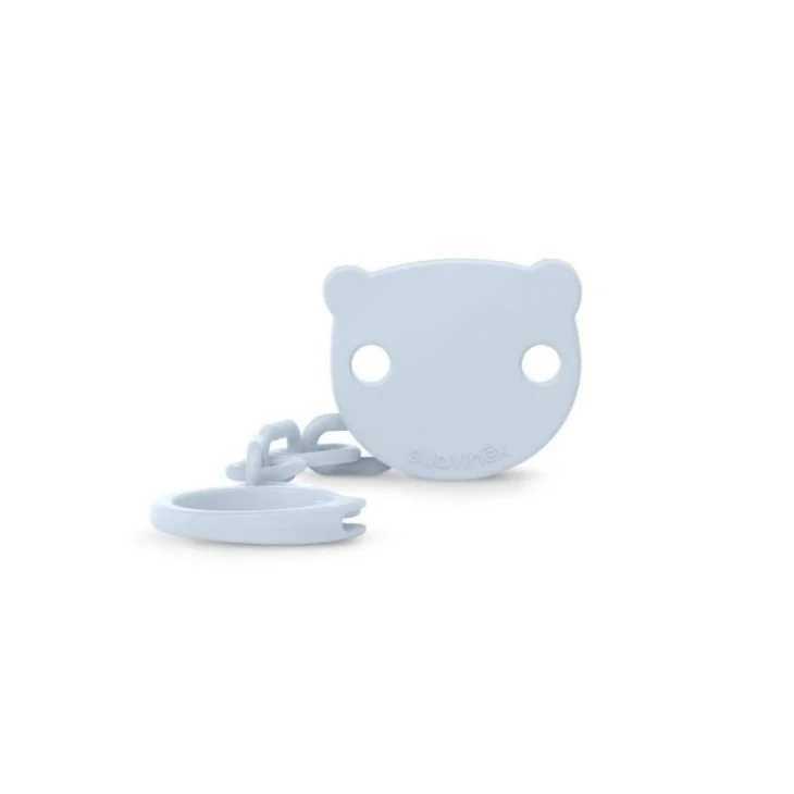 Suavinex Wild & Free Clip Catenella per Succhietto Azzurra