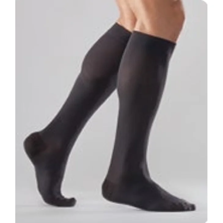 Varisan Seta 15-20 MMHG Gambaletto Corto Calza Compressiva AD Punta Chiusa Colore Nero Taglia 4