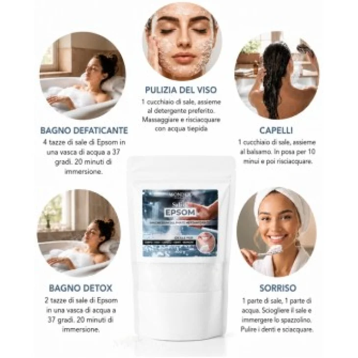 Wonder Company Sali di Epsom Rituale di Bellezza Multiuso 500 grammi